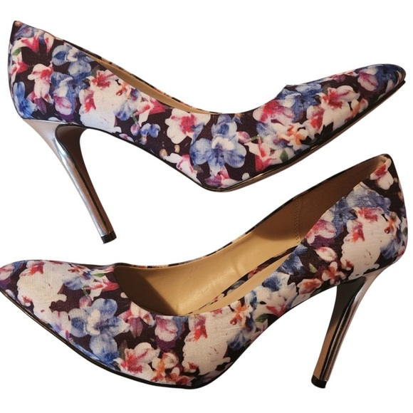 APT 9 Floral Heels Size 9 - Picture 2 of 6